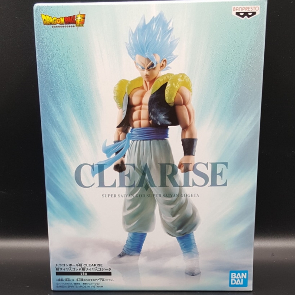 FIRM PRICE-Dragon Ball Super SSGSS Gogeta Figure Clearise Banpresto